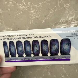 Color Street Nail Polish Strips, Midnight Snow